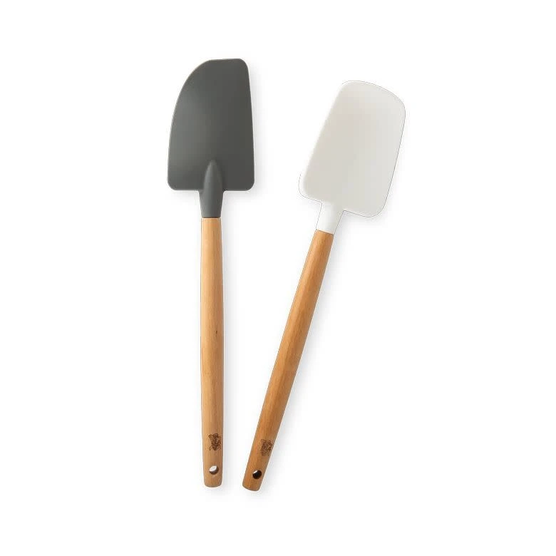 Nordic Ware Grey & White Silicone Spatulas, Set Of 2 3 Nordic Ware Grey & White Silicone Spatulas, Set Of 2