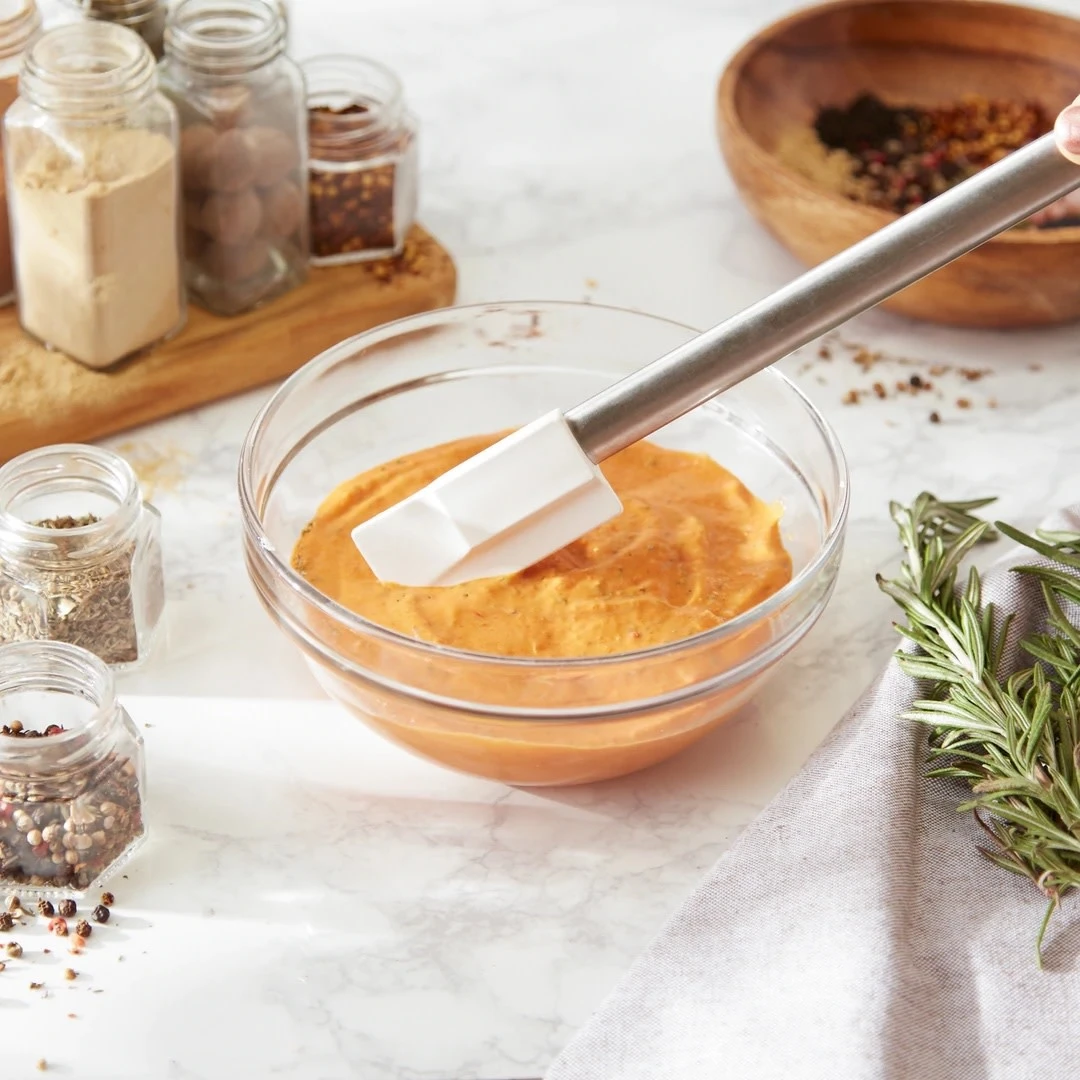 Small White Silicone Spatula 5 Small White Silicone Spatula - Image 3