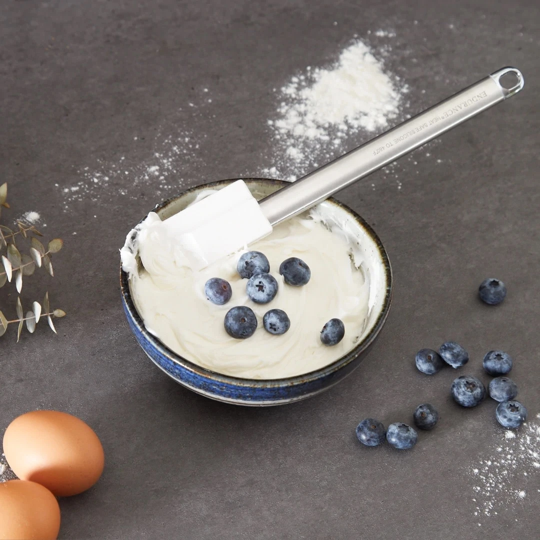 Small White Silicone Spatula 6 Small White Silicone Spatula - Image 4