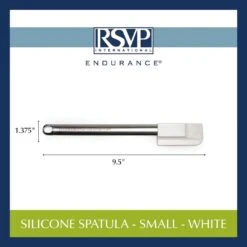 Small White Silicone Spatula 12 Small White Silicone Spatula -Kitchen Supplies Store image 1243