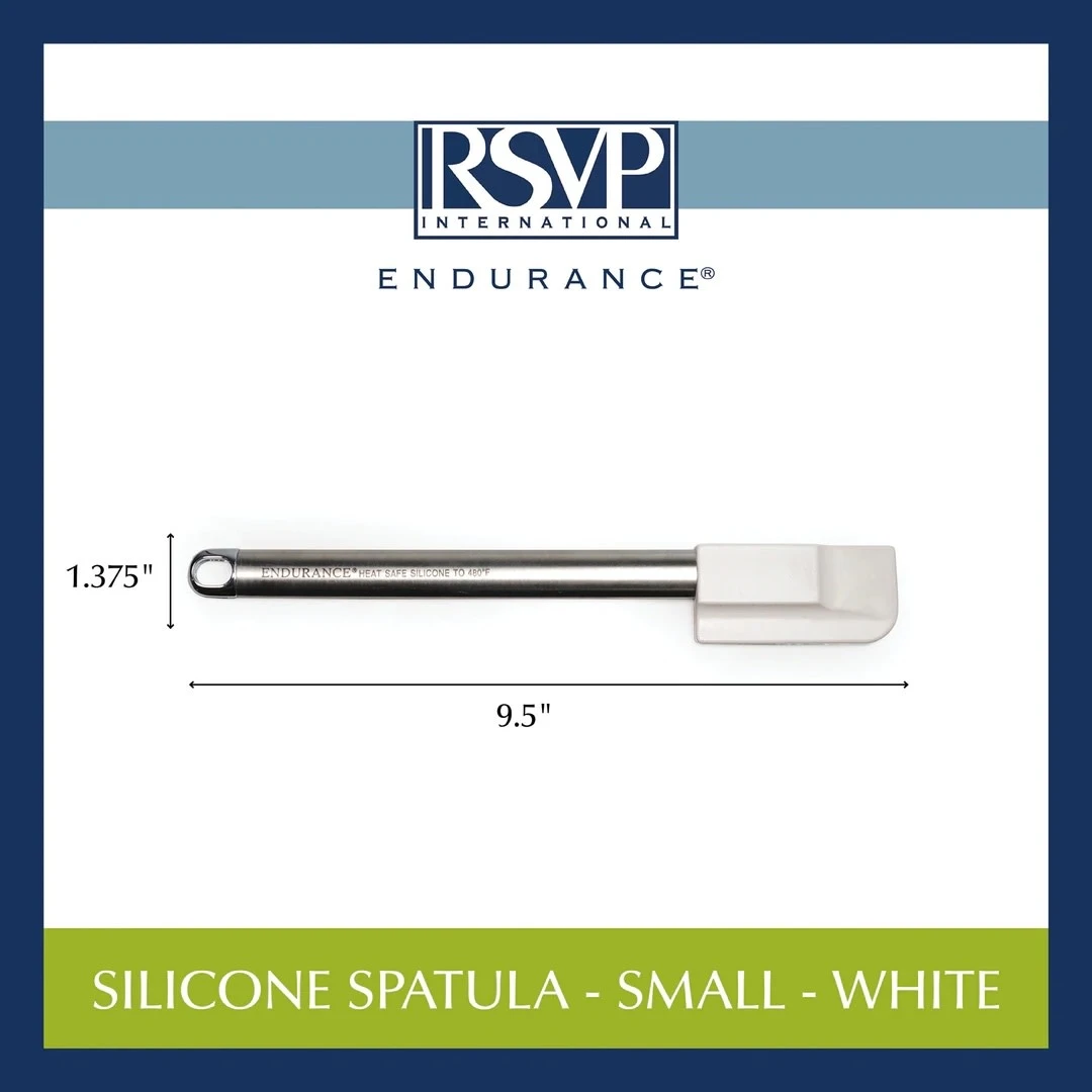 Small White Silicone Spatula 7 Small White Silicone Spatula - Image 5