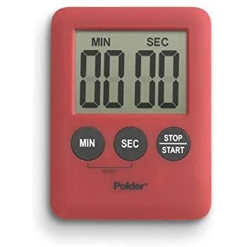 Polder Red Digital Mini Timer 3 Polder Red Digital Mini Timer