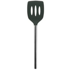 Tovolo Charcoal Grey Silicone Slotted Offset Turner/Spatula
