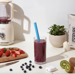 Silicone Smoothie & Boba Straws, Set Of 2 -Kitchen Supplies Store image 130