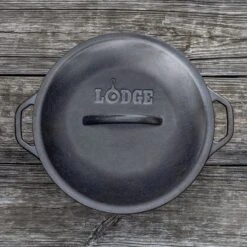 Lodge 5 Quart Round Pre-Seasoned Cast Iron Dutch Oven -Kitchen Supplies Store image 1315