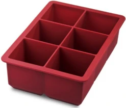 Tovolo Red King Cube Ice Cube Tray