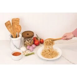 Olive Wood Spaghetti Server -Kitchen Supplies Store image 1444