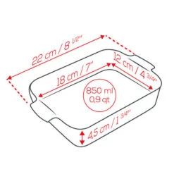 Le Creuset 7x4.5"" Satin Black Baking Dish 9 Le Creuset 7x4.5"" Satin Black Baking Dish -Kitchen Supplies Store image 1461