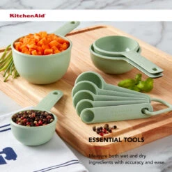 Pistachio Measuring Cups & Spoons -Kitchen Supplies Store image 1496