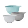Duralex Grey, Aqua, & White Mixing Bowls -Kitchen Supplies Store image 1540