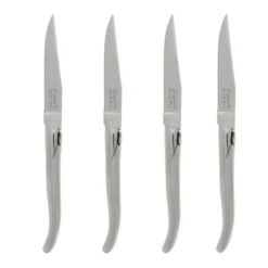 Laguiole Heavy Stainless Steel Steak Knives, Set Of 4