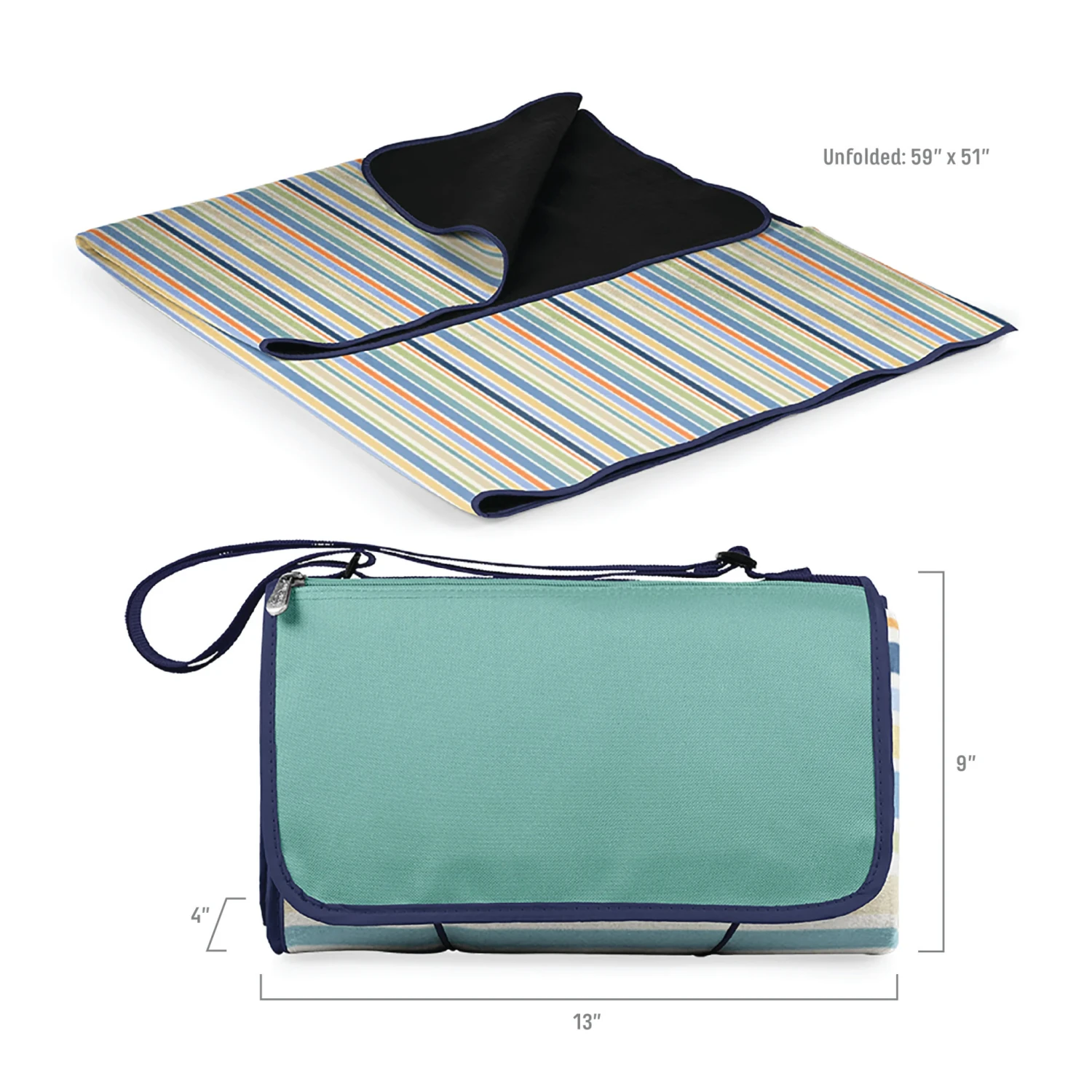 59x51" St Tropez Picnic Blanket 6 59x51" St Tropez Picnic Blanket - Image 4