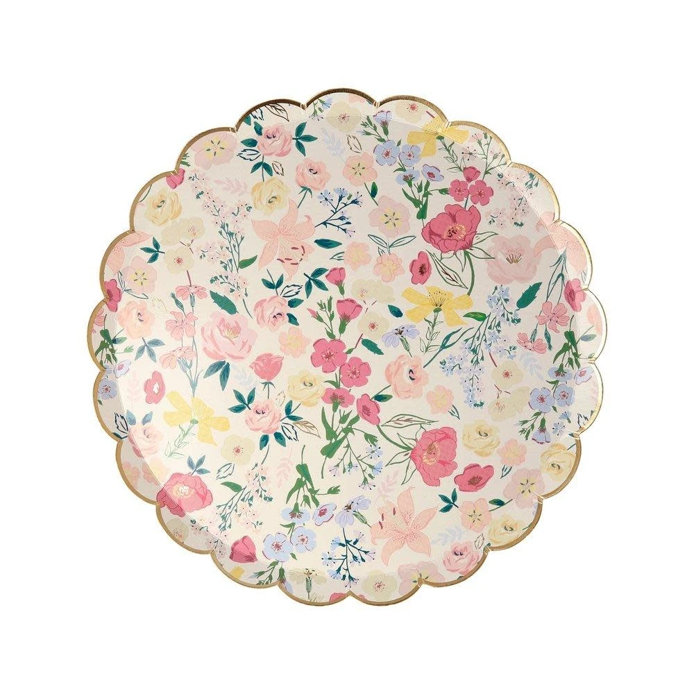English Garden Paper Dessert Plates, Set Of 8 6 English Garden Paper Dessert Plates, Set Of 8 - Image 4