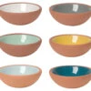Terracotta Pinch Bowls, Set Of 6 -Kitchen Supplies Store image 1831