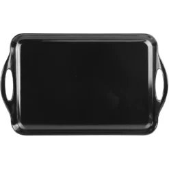 18.75x11.25" Black Melamine Tray -Kitchen Supplies Store image 186