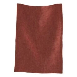 Rust Waffle Weave Dishtowel