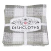 Grey Dishcloths, Set Of 3 -Kitchen Supplies Store image 1909