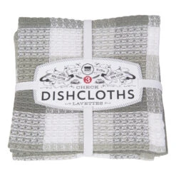 Grey Dishcloths, Set Of 3