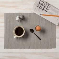 Cobblestone Grey Simple Placemat -Kitchen Supplies Store image 1929