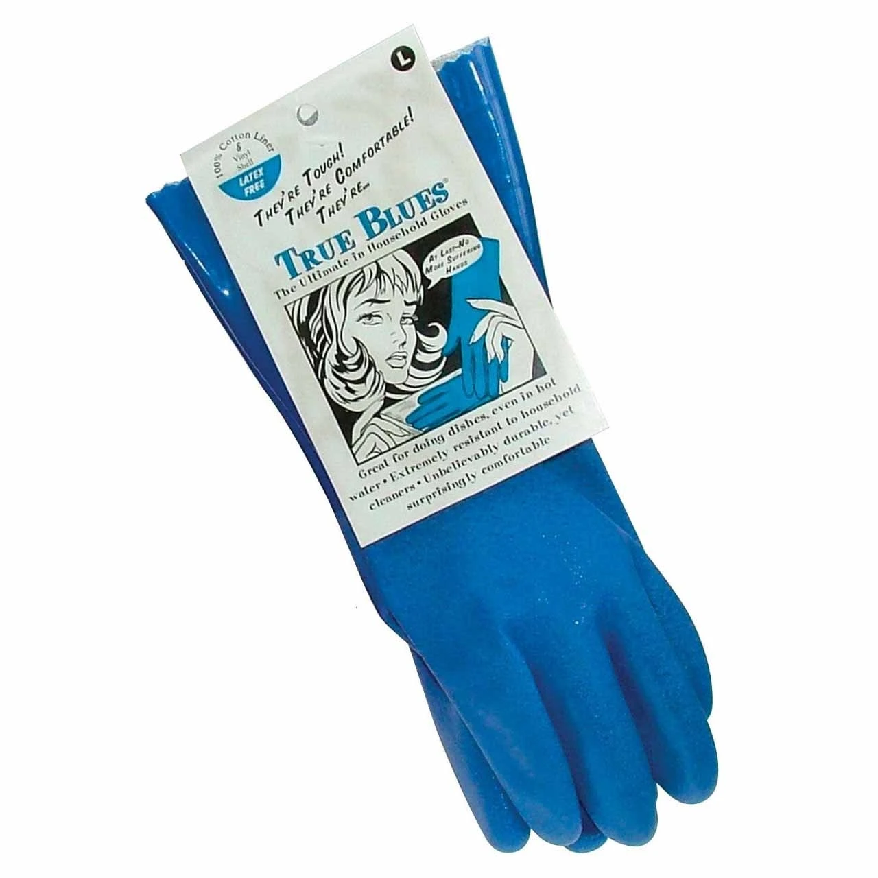 Medium Blue Dish Gloves 3 Medium Blue Dish Gloves