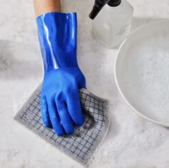 Medium Blue Dish Gloves 9 Medium Blue Dish Gloves -Kitchen Supplies Store image 1966