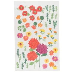 Flowers Flour Sack Towels, Set Of 3 -Kitchen Supplies Store image 1974