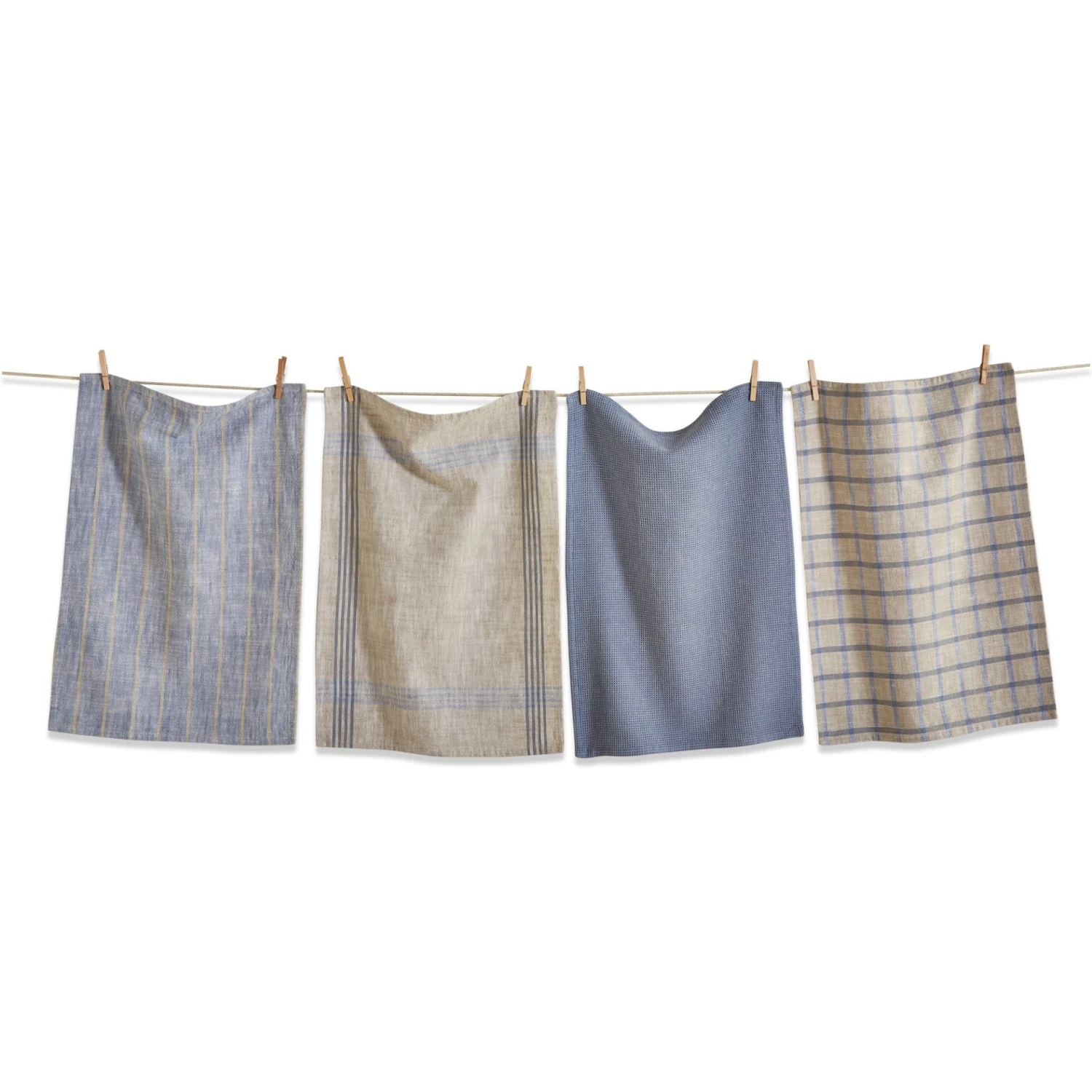 Denim Canyon Dishtowels, Set Of 4 3 Denim Canyon Dishtowels, Set Of 4