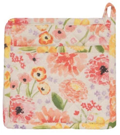 Cottage Floral Potholder
