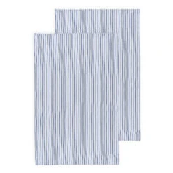 Set Of 2 Royal Blue Glass Drying Towels