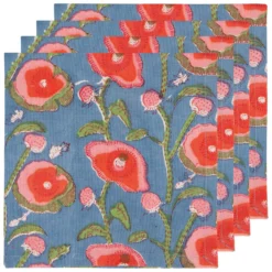 Poppy Napkins, Set Of 4