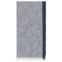 Stonewash Blue Chambray Napkins, Set Of 4 -Kitchen Supplies Store image 2025