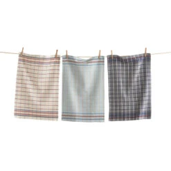 American Check Dishtowels, Set Of 3