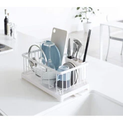 Yamazaki White Wire Dish Rack -Kitchen Supplies Store image 2066