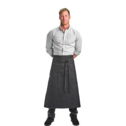 Black Denim Half Apron