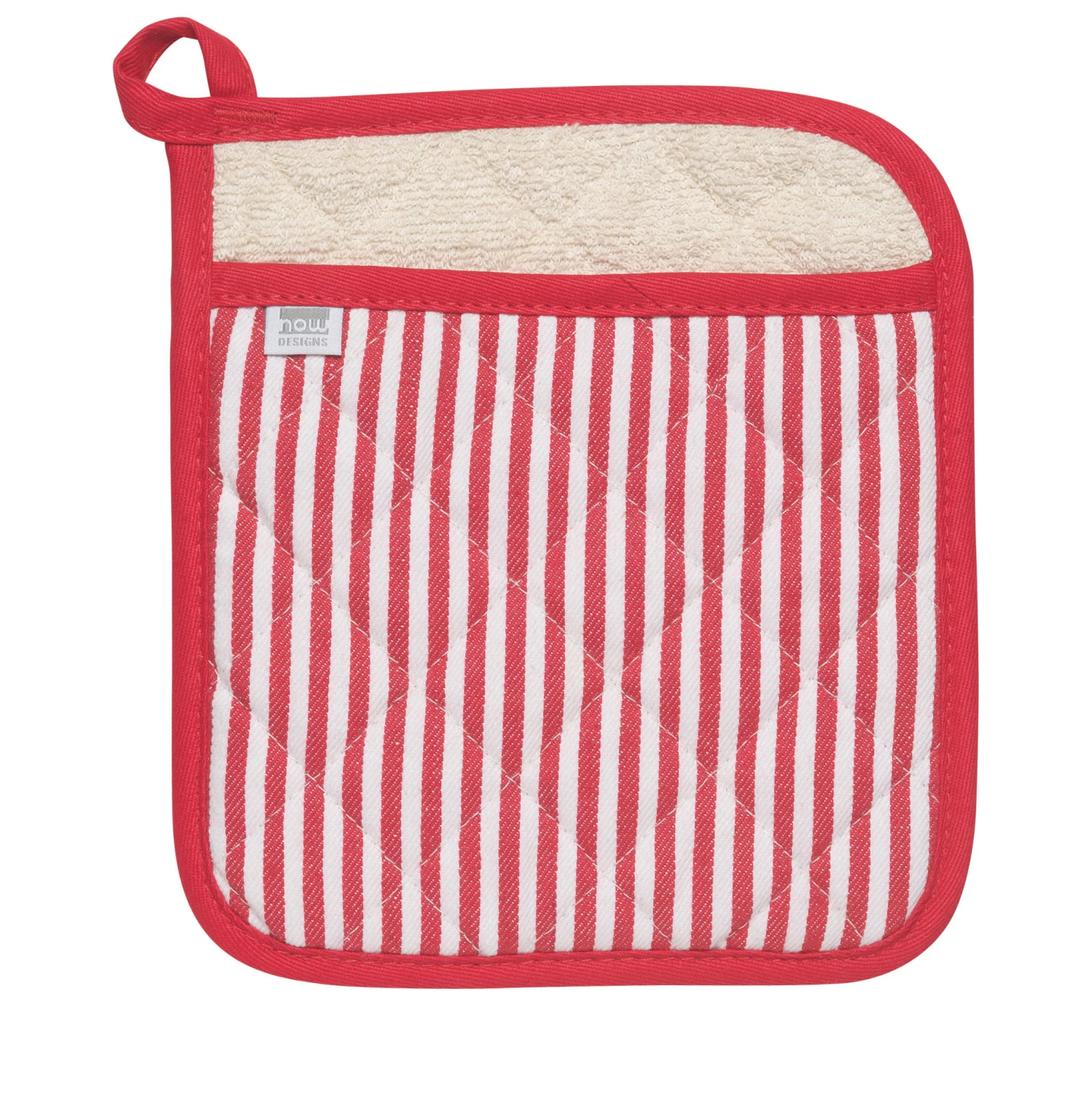 Red Stripe Potholder 3 Red Stripe Potholder