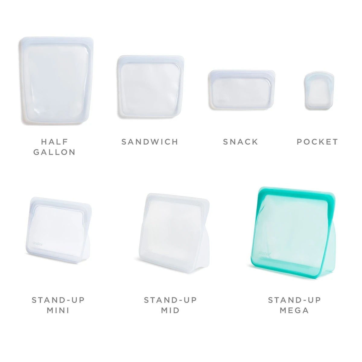 Stasher 104oz Rose Stand-up Storage Bag 7 Stasher 104oz Rose Stand-up Storage Bag - Image 5