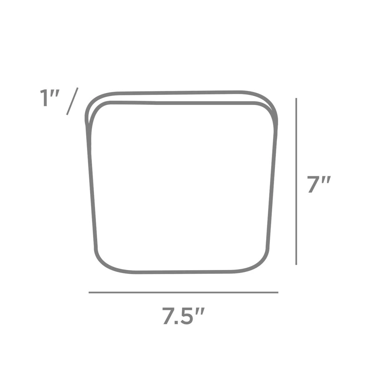 Stasher Aqua Sandwich Storage Bag 7 Stasher Aqua Sandwich Storage Bag - Image 5