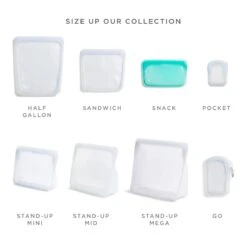 Stasher Red Snack Storage Bag -Kitchen Supplies Store image 2218