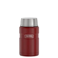 24oz Matte Red Food Jar