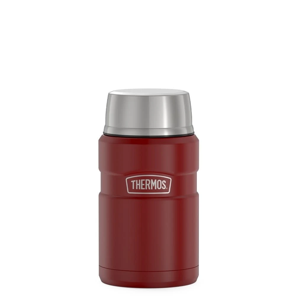 24oz Matte Red Food Jar 3 24oz Matte Red Food Jar