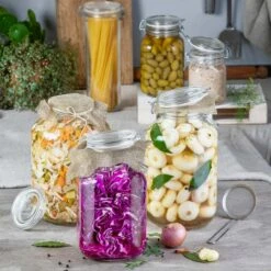 4 Liter Fido Glass Storage Jar -Kitchen Supplies Store image 2262