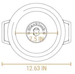 Lodge 5.5 Quart Blacklock Triple Seasoned Cast Iron Dutch Oven 19 Lodge 5.5 Quart Blacklock Triple Seasoned Cast Iron Dutch Oven -Kitchen Supplies Store image 246