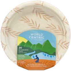 9" Celebration Compostable Plates, Set Of 20 -Kitchen Supplies Store image 279