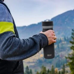 OXO 20oz Black Water Bottle 12 OXO 20oz Black Water Bottle -Kitchen Supplies Store image 401