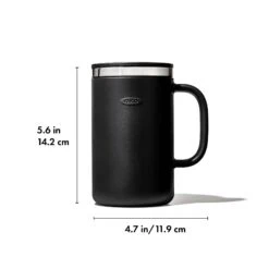 OXO 16oz Black Thermos Mug 10 OXO 16oz Black Thermos Mug -Kitchen Supplies Store image 427
