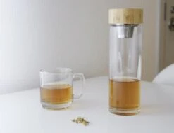 Glass Thermos With Tea Infuser -Kitchen Supplies Store image 451
