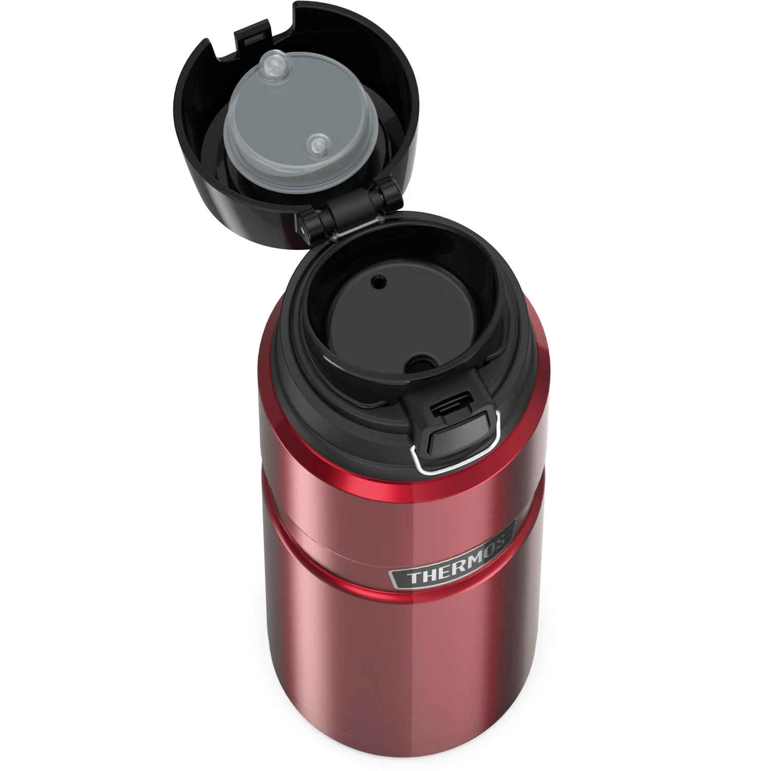 24oz Matte Red Thermos 6 24oz Matte Red Thermos - Image 4
