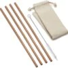 10.5" Copper Metal Straws -Kitchen Supplies Store image 733
