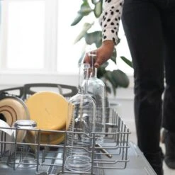 Merlot Red Infusing Bottle With Measurements And Lid & Pour Spout -Kitchen Supplies Store image 839