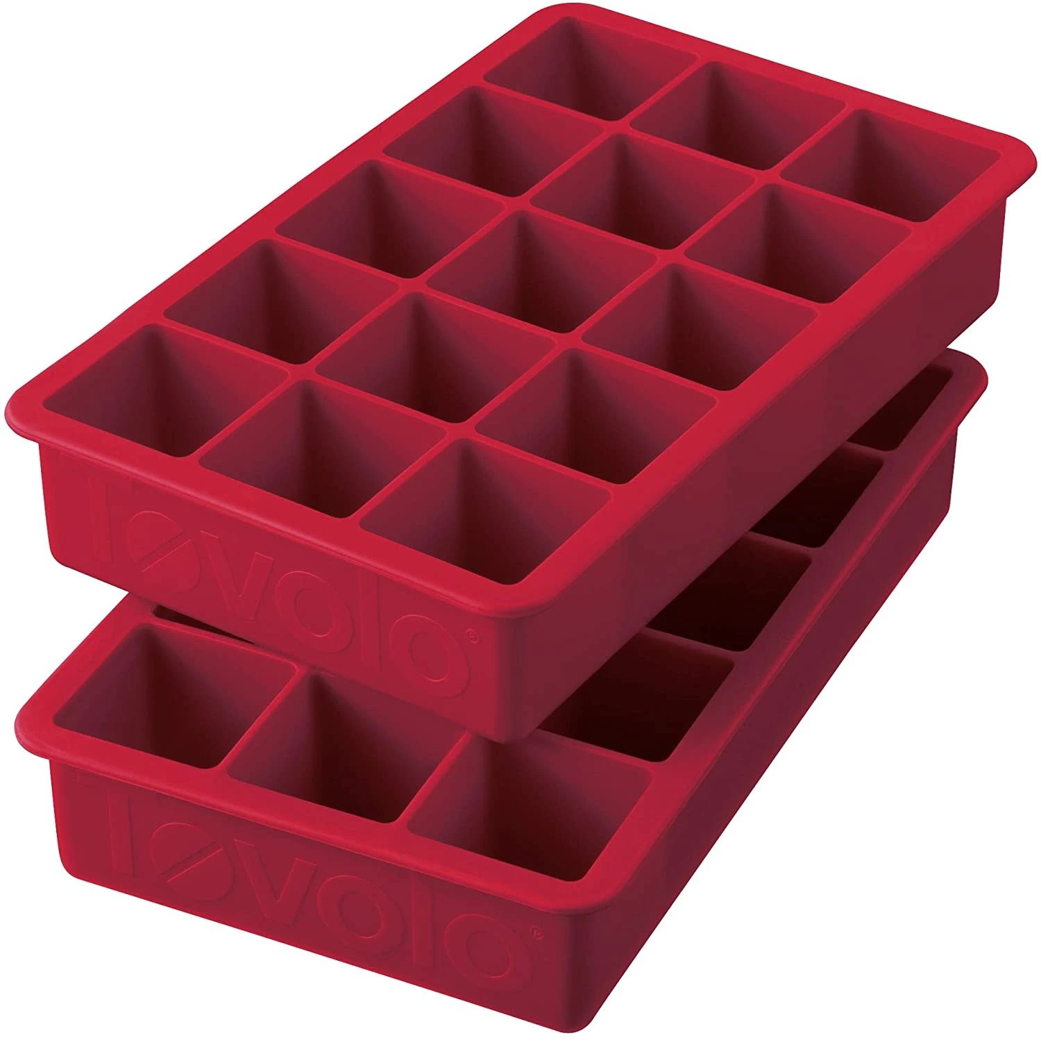 Cayenne Ice Cube Trays, Set Of 2 3 Cayenne Ice Cube Trays, Set Of 2